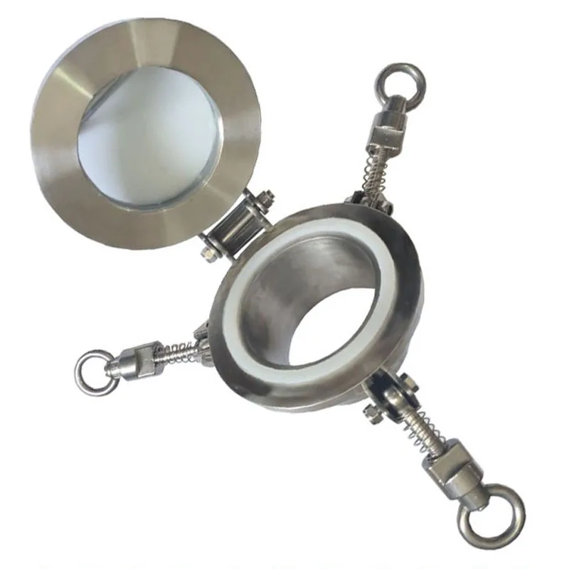

1.0Mpa Manhole High Pressure with Neck Flange Sight Glass SS304/Carbon Steel Chemical Grade Manhole Cover DN50-DN200