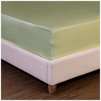 

Straight sheet 180x220 cm 100% cotton, green, satin