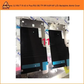 

10Pcs/Lot Phone LCD Metal Plate For i Phone 11 XR 7 8 6 6S Plus/7G/8G/7P/8P/5S/SE LCD Metal Backplate Shield Cover Repair Parts