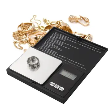 

Mini Portable 100g x 0.01g Electronic Jewelry Gold Gram Balance Gram Digital Scale with LCD Blue Backlight Display
