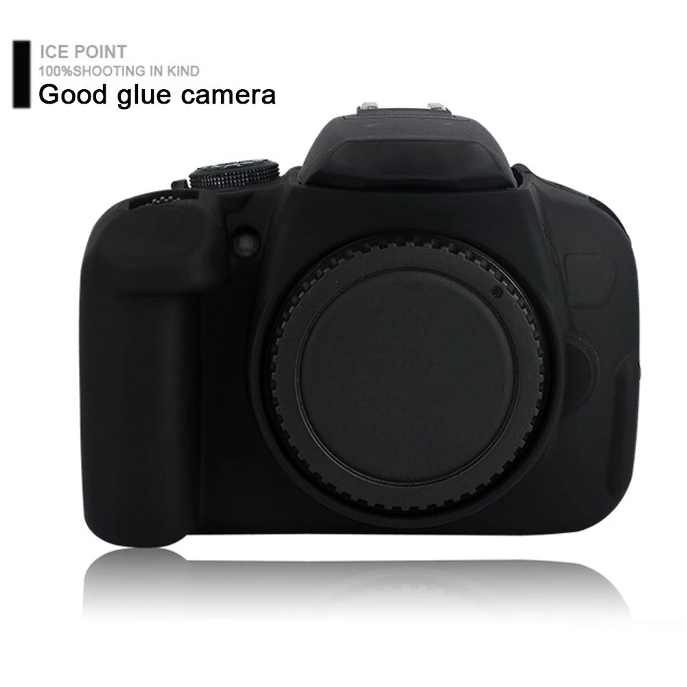 Нескользящий кожаный чехол Модный портативный корпус камеры для DSLR защитный чехол Полный противоударный силиконовый прочный для Canon 700D
