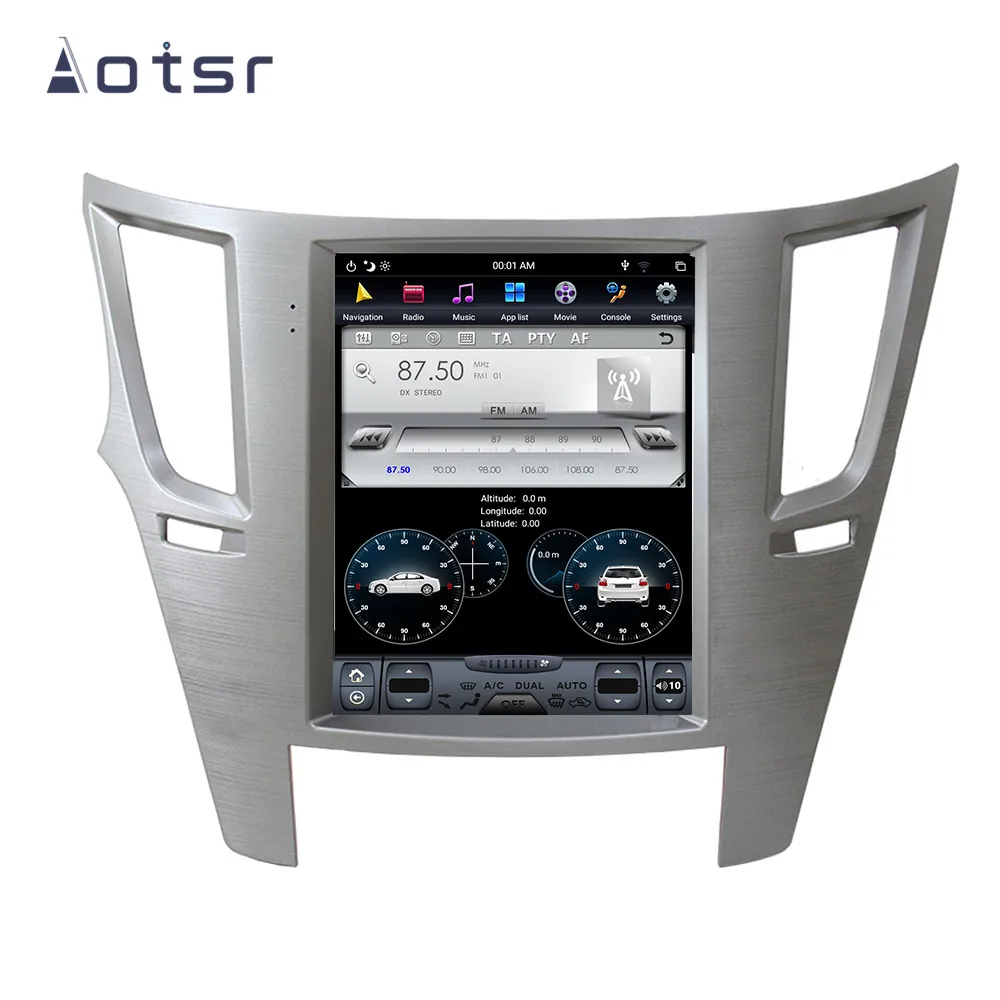 PX6 4 Гб DSP Tesla стиль Android 9,0 автомобильный gps-навигатор для Subaru Legacy 2009- головное устройство мультимедийный плеер adio магнитофон
