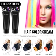 Huration New Hair Girls Beauty Hair 9 Colors Hair Color Hair Dye Non-toxic DIY Hair Color Dye Cream Blue Grey Purple Hair Dye