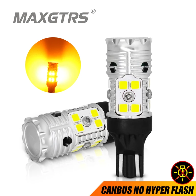 2 шт. Автомобильные светодиодные лампы W16W T15 3030 SMD Canbus|Сигнальная лампа| |