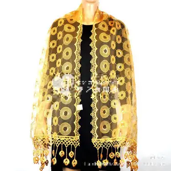 

Tassels Muffler Echarpes Foulard Flower Bufanda Cachecol Feminino Women Voile Shawls Muslim Hijab Chal Sequins Mantilla Cape