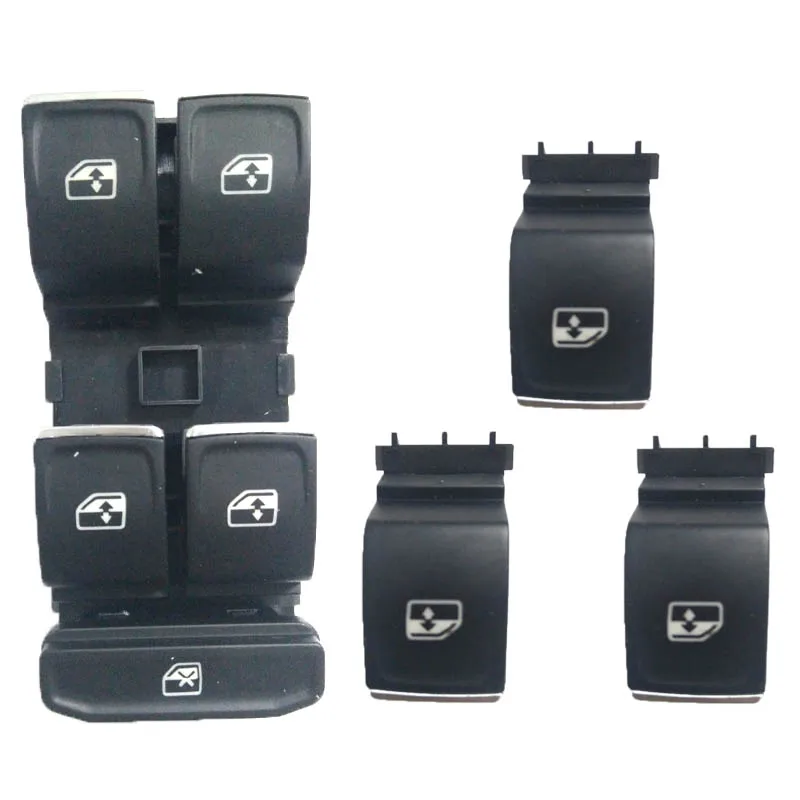4 шт. кнопки управления окном питания 5G0959857A 5G0959855 для Volkswagen V W Golf Mk7 Passat B8 Tiguan Touran 2014