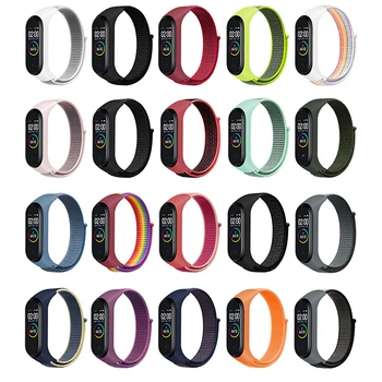 

Strap for Xiaomi Mi Band 5 Replace Sport Bracelet for Mi Band 4 Wristband Bracelet for Xiaomi Miband 3 4 Nylon Watch Band