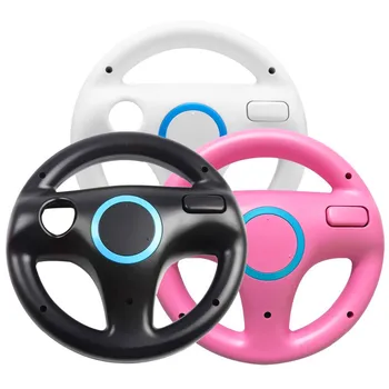 

2019 NEW 6 color For Nintendo For Wii Game Racing Steering Wheel For NintendoWii Mario Kart Remote Controller Steering Wheel