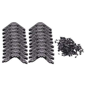 

Metal Bag Corner Protectors Screwback Light Gold for Leather Craft Purse Flap Handbag Book Photo Album DIY Decor