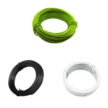

Gardening Heavy Duty Fence Wire Plastic-Coated Handmade DIY Soft Wire Household Plant Modeling Flower Stand Home Plant