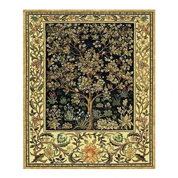 

DIY Full Drill Round Diamond Painting Tapestry The Tree of Life Embroidery Mosaic hand work Cross Stitch Kit Room Decor Gift