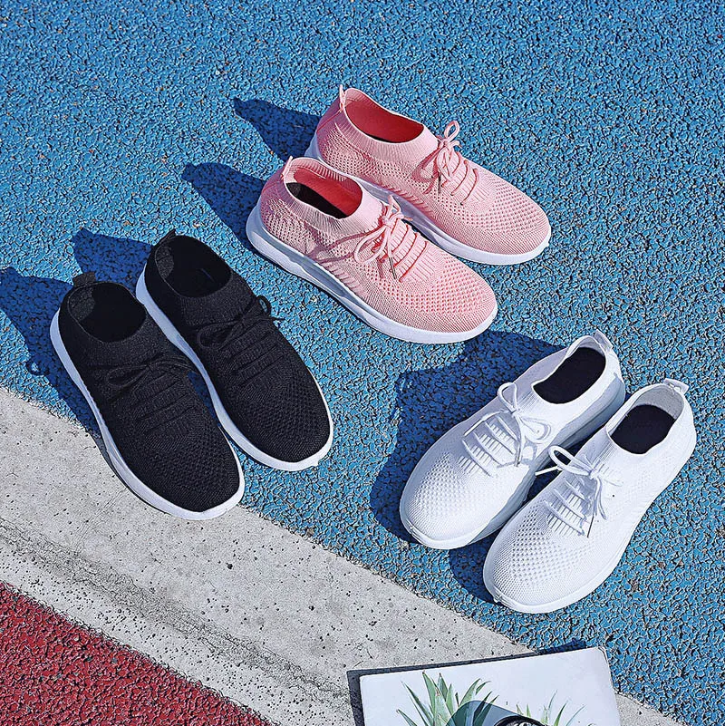 

2109 Women's New Style zhen fei Woven Punched Sheet Korean-style Paragraph of Casual Sports Running Shoes
