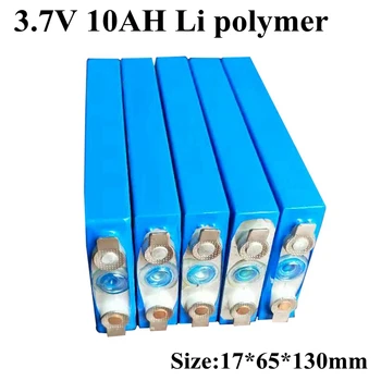 

3pcs 3.7v 10ah Battery Polymer Li Ion Battery 3.7v 30A Discharge for 12v 10ah Lithium Battery Pack Diy Power Electric Vehicles