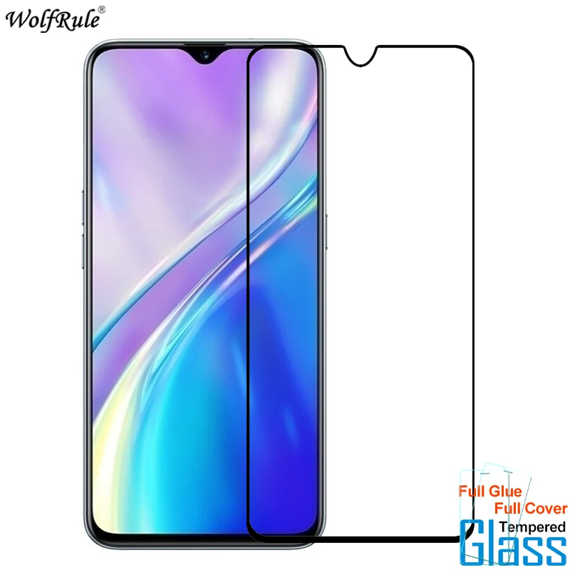 2 шт. Защитное стекло для экрана OPPO Realme X2 полностью клеящееся покрытие закаленное
