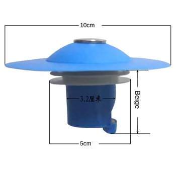 

Wonderlife The Third-generation Washbasin Sink Plug Press Floor Drain Upgraded Version of Drainage Pipe Washstand