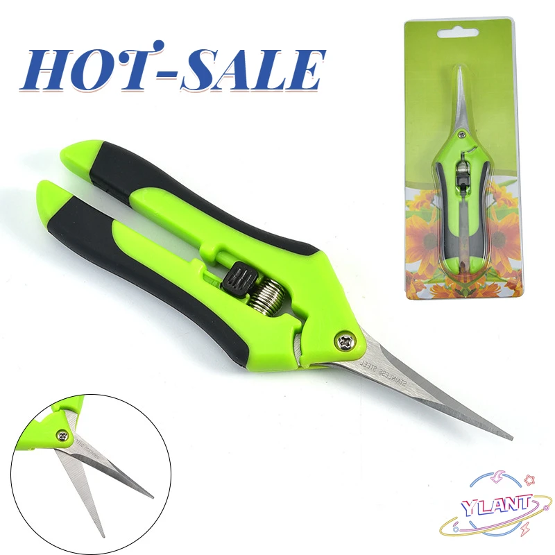 Garden Pruning Shears Stainless Steel Tools Hand Pruner Cutter Grape Fruit Picking Weed Household Potted Branches | Инструменты