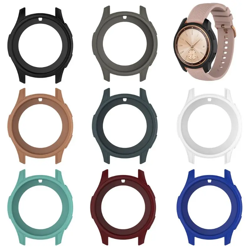 

Silicone Soft Shell Protective Frame Case Cover Skin For Samsung Galaxy Watch 42mm
