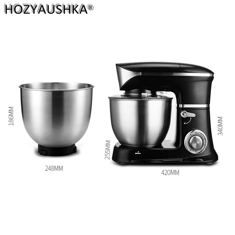 Электрический миксер Кухонный комбайн для теста 1000 л Вт|dough mixer|electric stand mixerfood mixer |