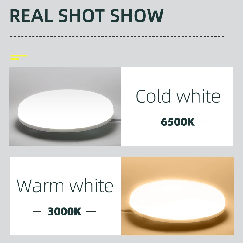 Led Ceiling Light Led Panel 165-265V For Living Room Bedroom Kitchen Home Decor