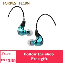 FORREST FLC8N & FORREST FLC8S Hybrid Dual Ausgewogene Kopfhörer Anker Dynamische 2BA + DD Hifi Musik Monitor DJ Studio 3,5mm 2,5mm