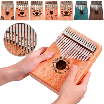 

kalimba 17 key mahogany thumb piano mbira musical Instrument Africa finger piano 30key machine 21 key instrumento musical