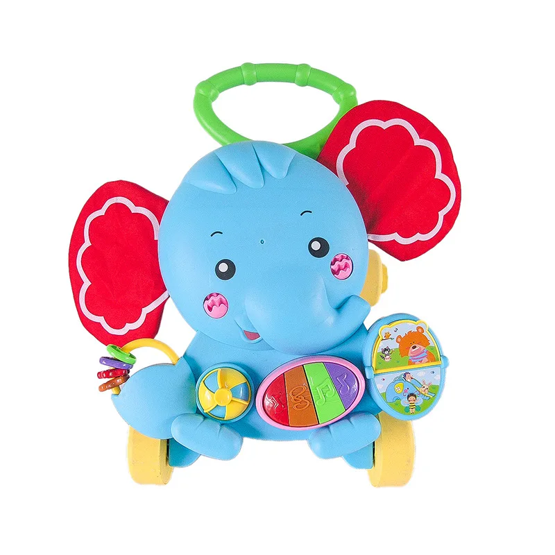 

Infant Toddler Trolley Baby Early Childhood Educational Baby Walker Music Trolley a Generation of Fat