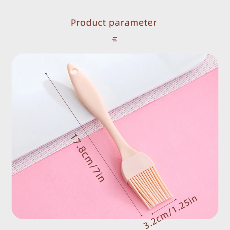 Silicone Brushes Bread Butter Grill Barbecue Oil Brushes Baking Cake Pastry Cookie Tools Kitchen Accessories Random Color