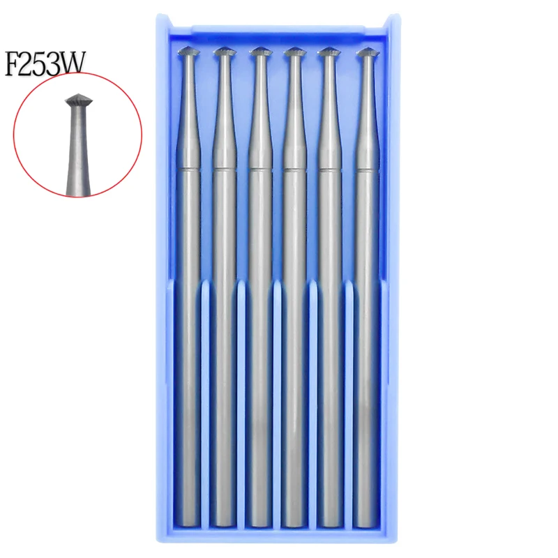 

6pcs Alloy Tungsten Steel Burs for Olive Carving Wood Milling Cutter 2.35MM Shank Supplies for Jewelry