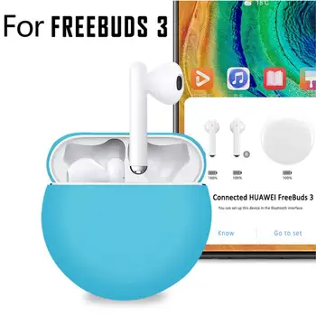 

Silicone Headset Case Protective Cover Applicable For Huawei Freebuds 3 Bluetooth Headset Silicone Case Huawei Case Set Dropship