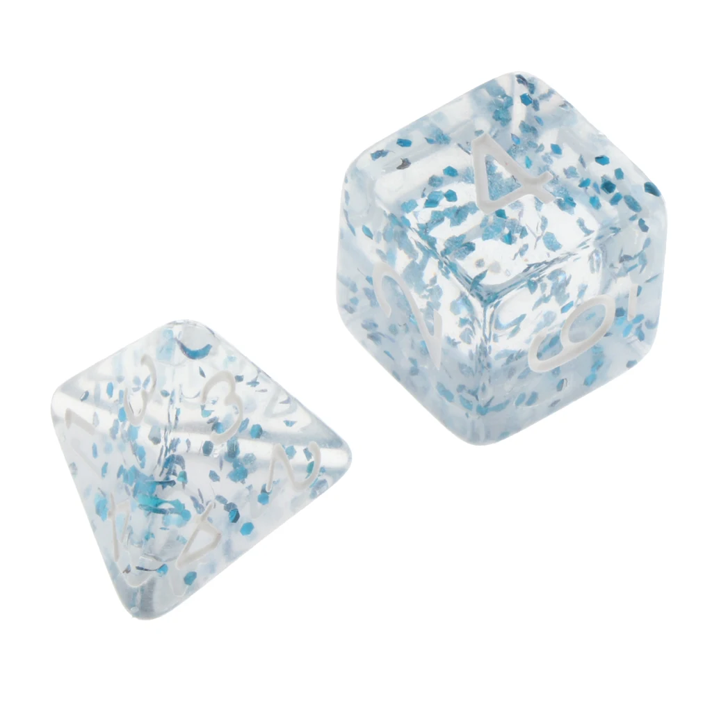 7Pc Multi-sided Dices Set D4-D20 MTG DND RPG Board Game Dice for D&D Roleplaying Party Casino Table Game Toy