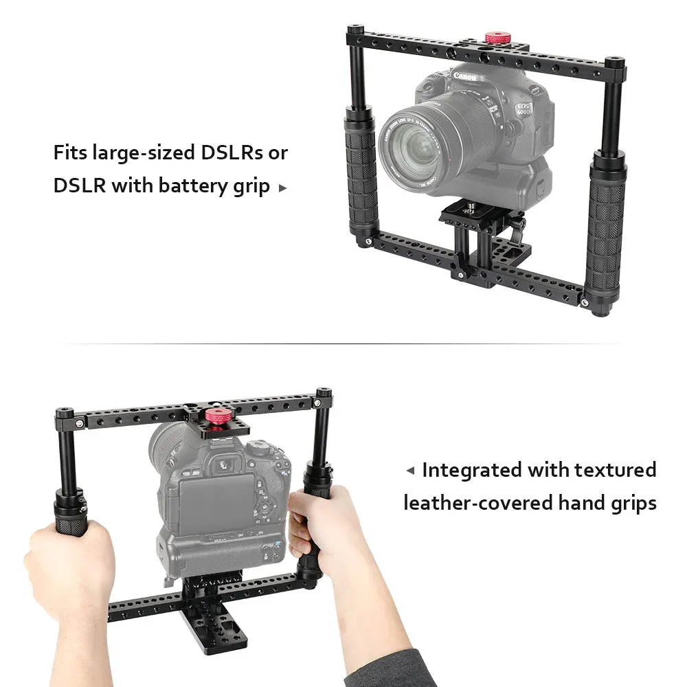 Клетка HDRiG C70 Регулируемая ручная полная Рамка клетка для Dslr камеры со штативом Монтажная пластина Canon Sony Nikon