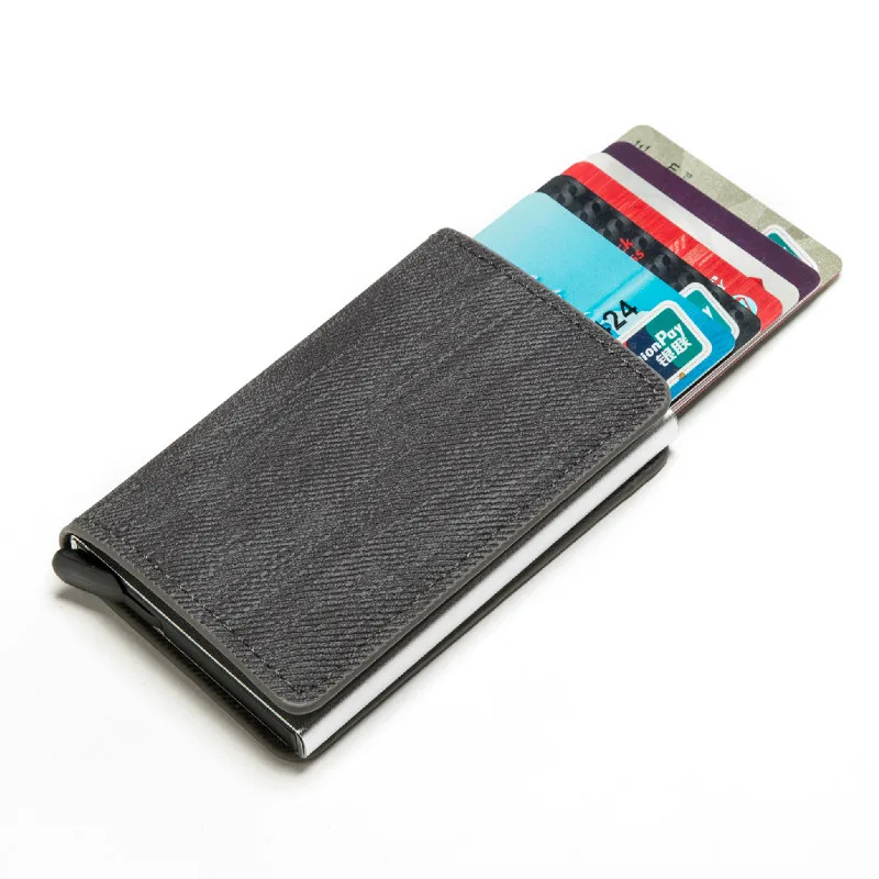 ZOVYVOL 2020 подарок новинка бизнес держатель для карт с застежкой Rfid Кошелек