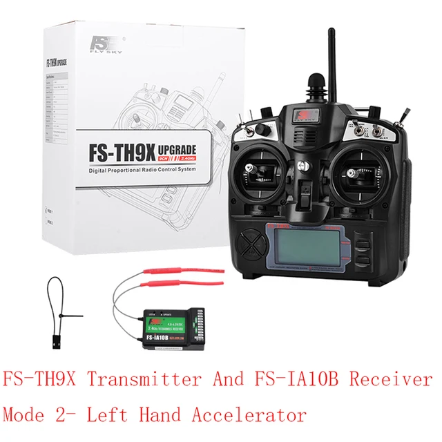 FlySky FS TH9X 9ch 2.4G Transmitter Remote Controller With IA10B Receiver RM300 For FPV Airplane Plane Quadcopter Mini Drone