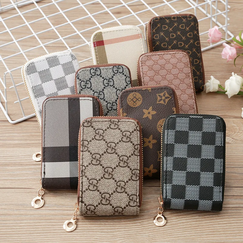 

Manufacturers Direct Selling New Style Korean-style Women's Wallet Vertical Mixed Hair Multi-color Multi-Decorative Pattern Wall