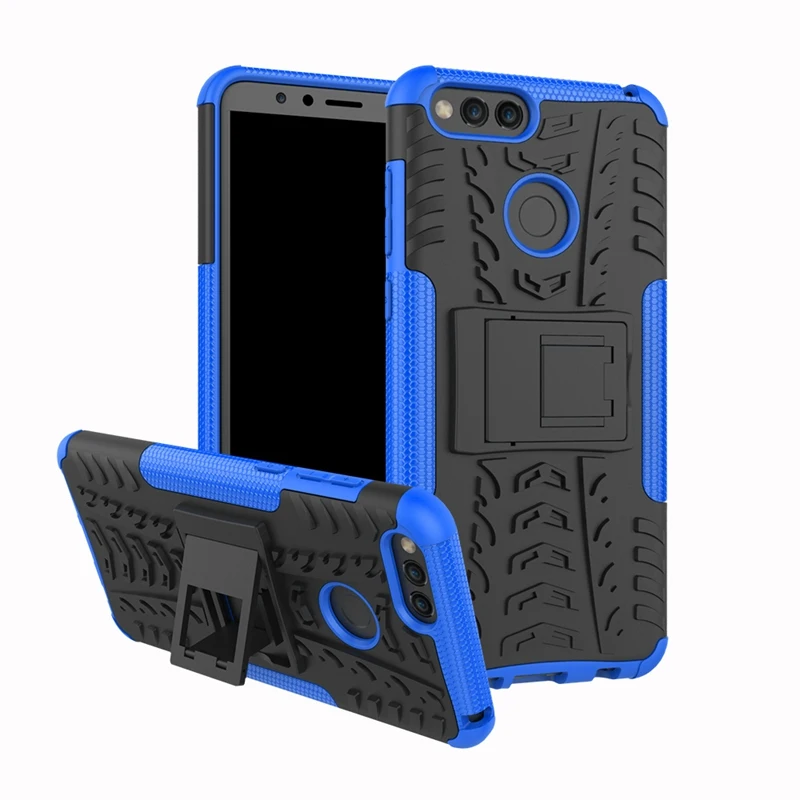 Kickstand Armor Case For Huawei Y9 Y7 Y6 Y5 2018 Shockproof Prime 2019 Cover | Мобильные телефоны и аксессуары