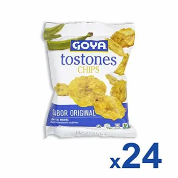 Goya Tostones Chips Sabor Original 57 g Pack de 24.