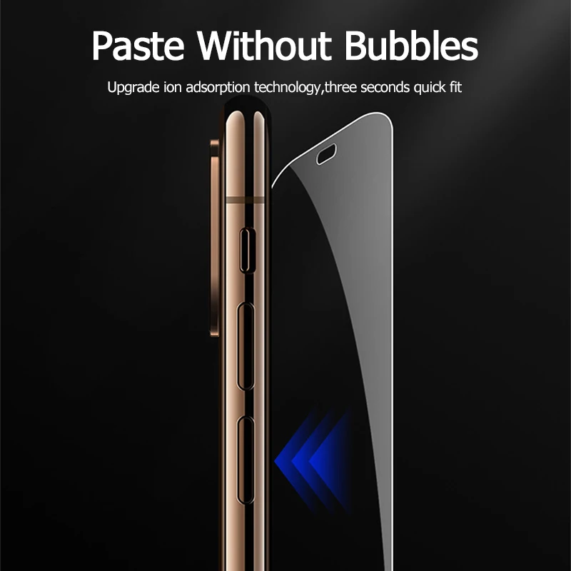 Benks OKR пленка из закаленного стекла 0,3 мм для iPhone 11 Pro Max, Защитная пленка для экрана против синего цвета AGC 9 H, Защитная пленка для передней панели без пузырьков
