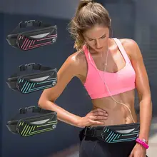 Пояс для бега Карманный поясной чехол для iPhone устойчивое непромокаемое Тонкий двойной карман для huawei поясная сумка для samsung