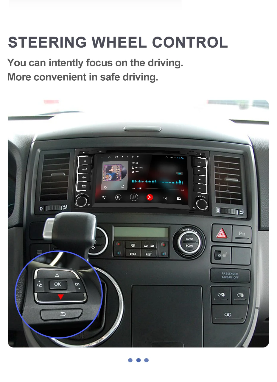 Sale Isudar H53 4G Android Auto Radio 2 Din For Volkswagen/Touareg Car Multimedia DVD Player Octa Core RAM 4GB ROM 64G DSP DVR Camera 17