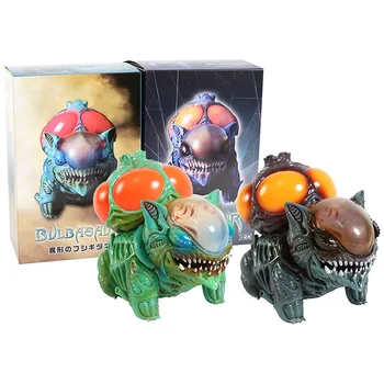 

Anime Bulbasaur Alien: Resurrection Green Grey Color pkm Bulbasaur action Figure Q Style PVC Model Kid Toys