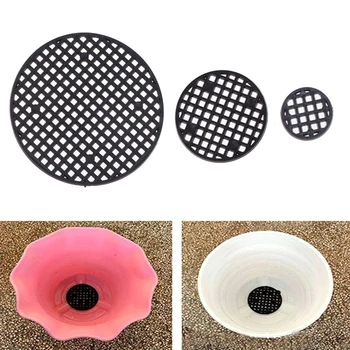

20 Pcs Flower Pot Hole Mesh Pad Bonsai Pot Bottom Grid Mat Bottom Mat Prevent Soil Loss Breathable Gasket