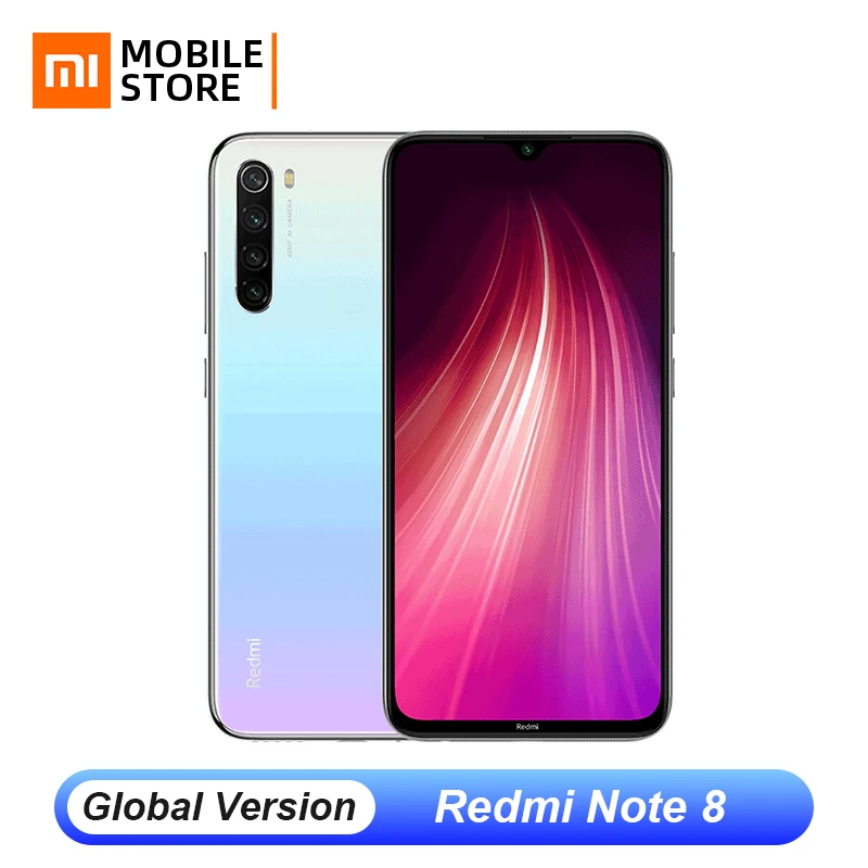 Xiaomi Redmi Note 8 смартфон с четырёхъядерным процессором Snapdragon 665 ОЗУ 4 Гб ПЗУ 128 ГБ 4000