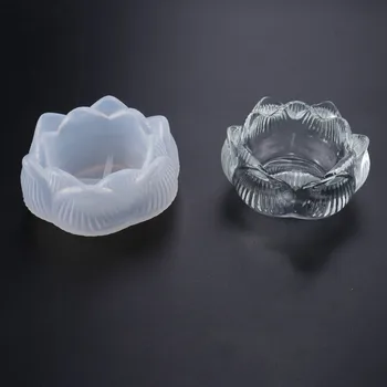 

Lotus Storage Silicone Mold Big Flower Trinket Dish Blossom Ashtray Mold Floral Large Tray Making Flower Mold Epoxy Resin Crafts