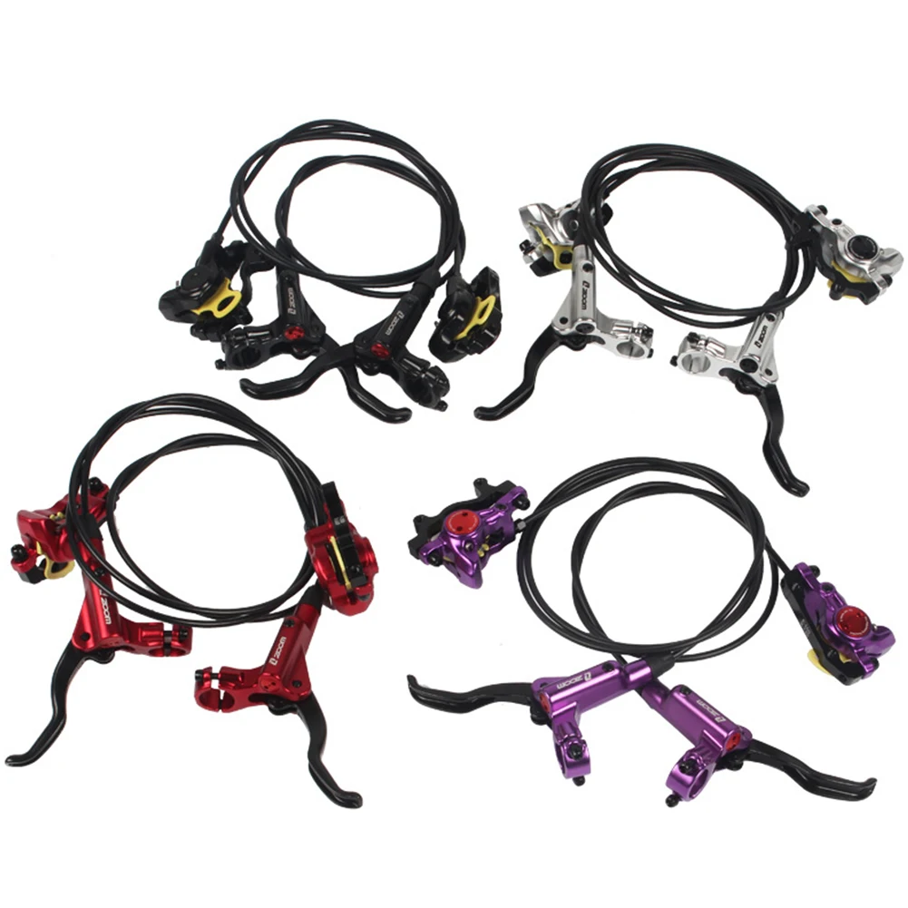 

Wear Resistant High Strength Durable Front Rear Hydraulic Disc Brake Set Ergonomic Quick Reset Thickened Bicycle With Screws