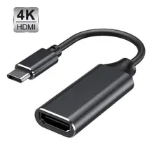 USB C To HDMI-Compatible Adapter 4K 30Hz Cable Type C To HDMI For MacBook Samsung S10 Huawei Mate P20 Pro USB-C Type-C Adapter