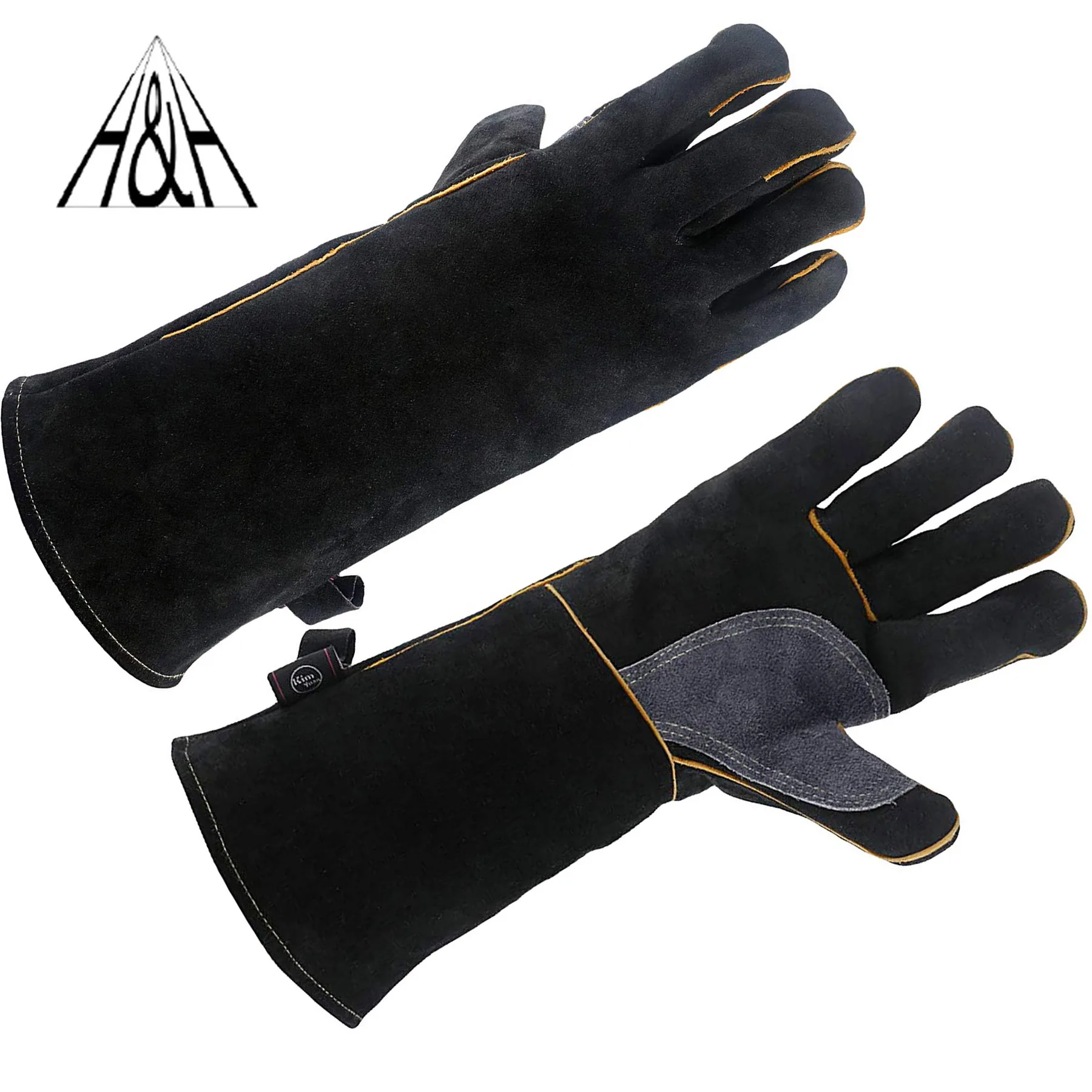 Guantes de soldadura HHPROTECT resistentes al calor/fuego