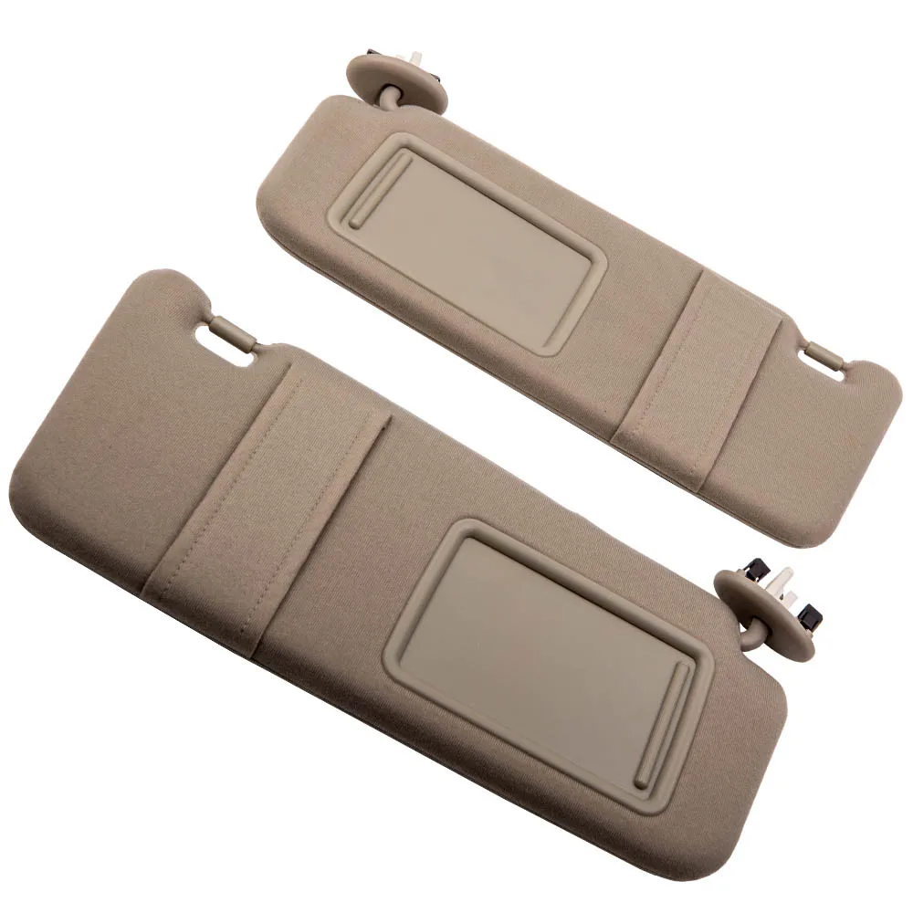 Sun Visor Driver & Passenger Side for Toyota Camry 2007 2011 W/ Sunroof Sunshade PairSun Visors