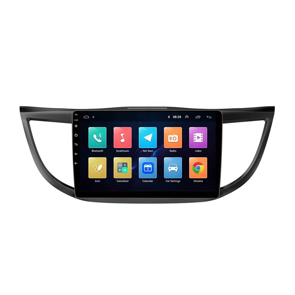 Автомагнитола 1 Din Android gps навигация камера заднего вида монитор Центральный Multimidia Аудио Видео плеер для Honda CRV 2012