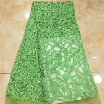 

2019 High Quality French 3D Tulle Beaded African pink Lace Fabric Sequins Embroidered Nigerian Lace Fabrics For Wowen Dress