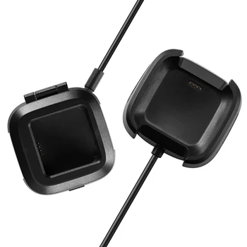 

Charging Dock For Fitbit Versa Smart Watch USB Data Cable Base Desktop Charger